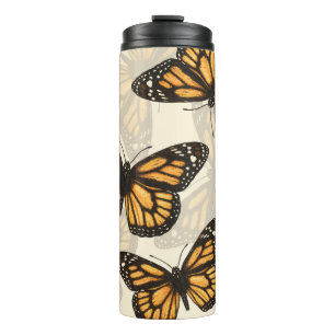Monarch butterfles thermal tumbler