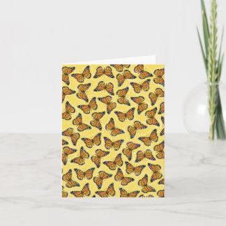 MONARCH BUTTERFLIES CARD