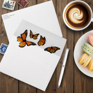 Monarch Butterflies Envelope