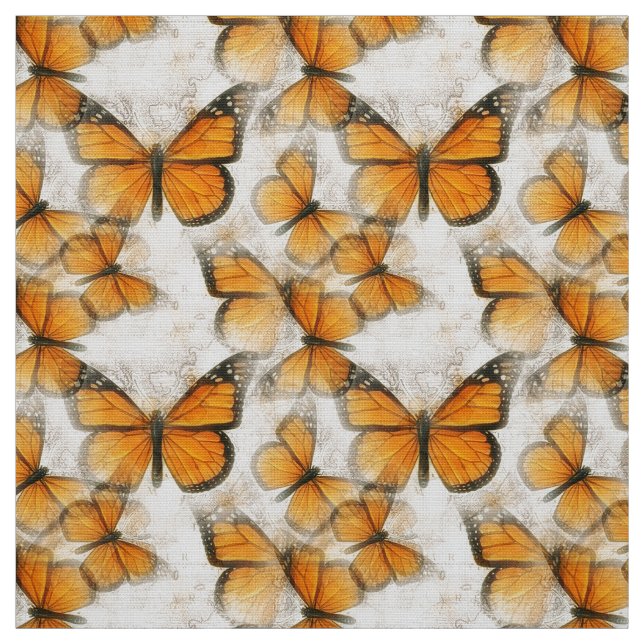 Monarch Butterflies Fabric (Swatch)