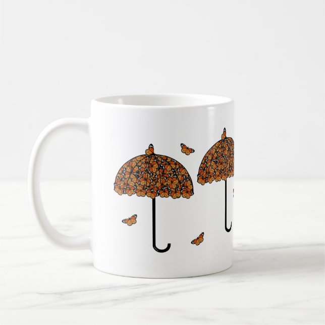 Monarch Butterflies Mug (Left)