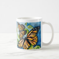 monarch butterflies mug