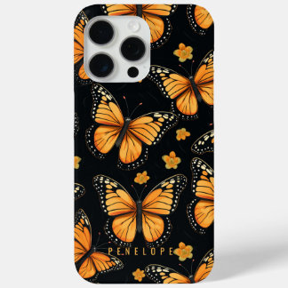 Monarch butterflies  personalised iPhone case  