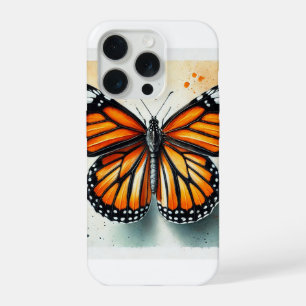 Monarch butterfly 210924IREF220 - Watercolor iPhone 15 Pro Case