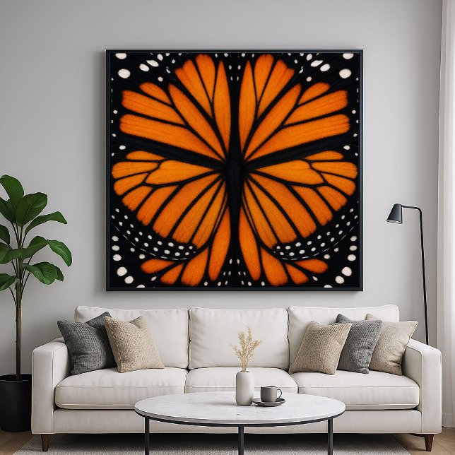 Monarch Butterfly Abstract Design Poster (Creator Uploaded)