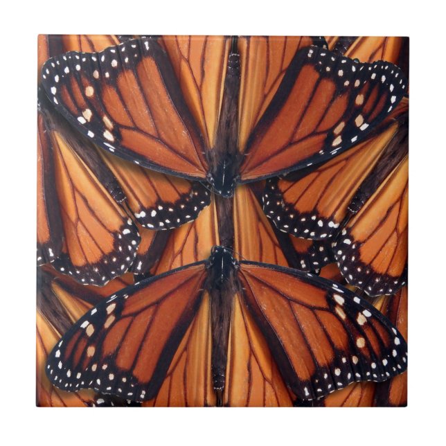 monarch butterfly art tile (Front)