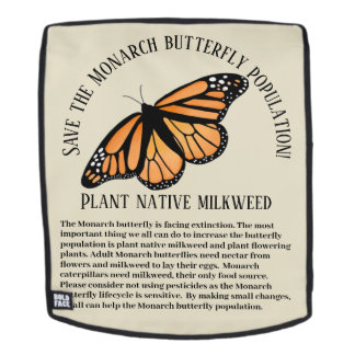 Monarch butterfly backpack