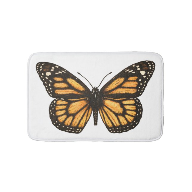 Monarch butterfly bath mat (Front)