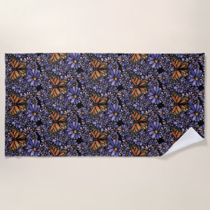 Monarch Butterfly Beach Towel