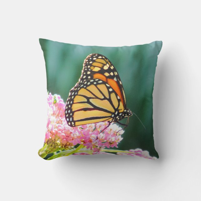 Monarch Butterfly Beauty Pillow (Front)