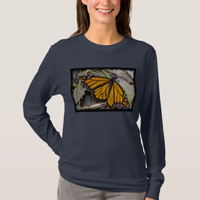 Monarch Butterfly Black Edge T-Shirt (Front)