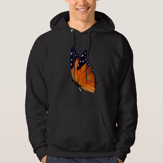 Monarch Butterfly Butterfly Insect Hoodie (Front)