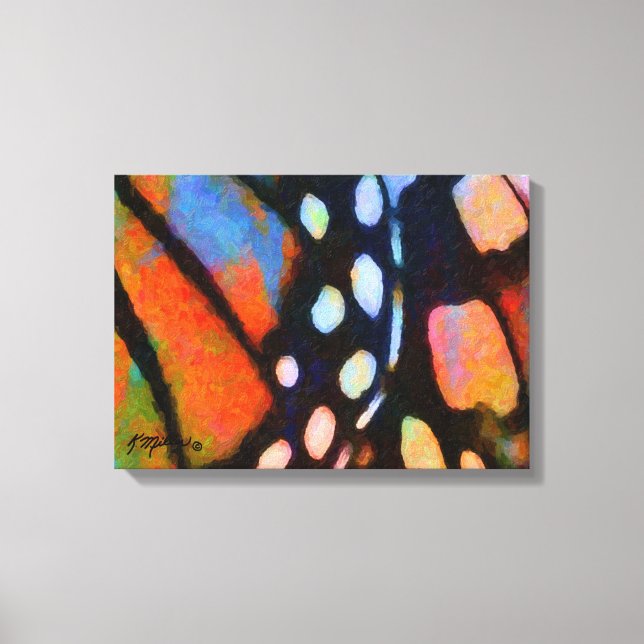 Monarch Butterfly Canvas Print (Front)