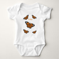 Monarch butterfly cartoon illustration
