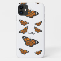 Monarch butterfly cartoon illustration
