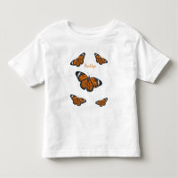 Monarch butterfly cartoon illustration