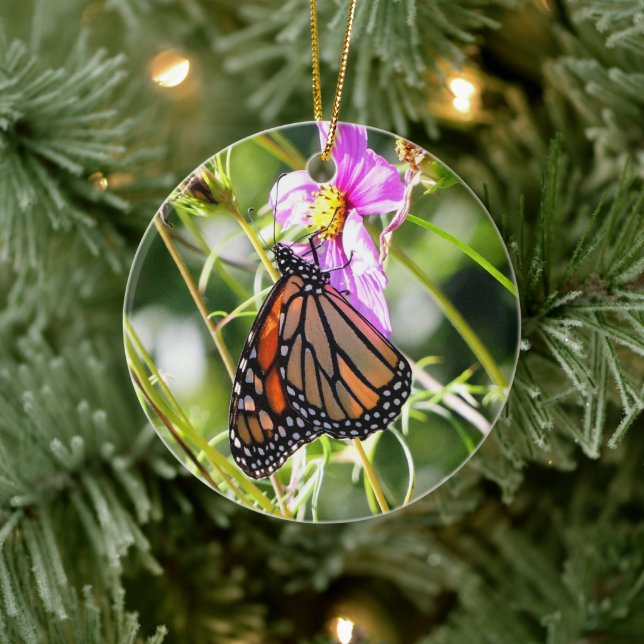 Monarch Butterfly Ceramic Tree Decoration (Tree)