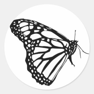 Monarch Butterfly Classic Round Sticker