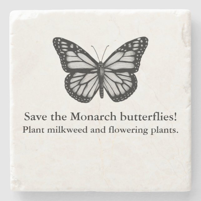Monarch butterfly coaster (Front)