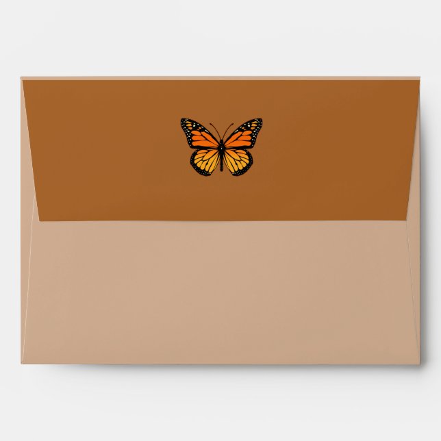 Monarch Butterfly Colours Envelopes (Back (Top Flap))