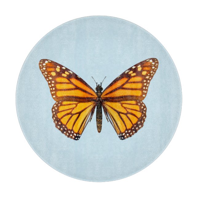 Monarch Butterfly Cutting Board (Front)