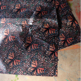 Monarch Butterfly Daisy Art Daisies Monarchs Tissue Paper