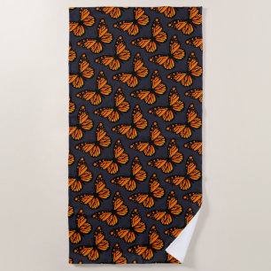 Monarch Butterfly Design - Beach Towel