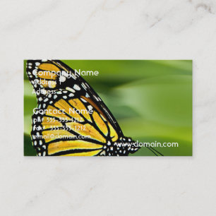 Monarch Butterfly Design Business Cards