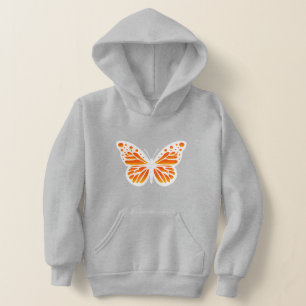 Monarch Butterfly Design - Kids' Pullover Hoodie