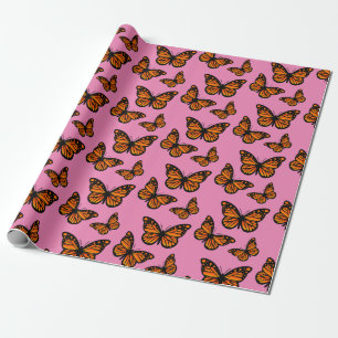 Monarch Butterfly Design - Matte Wrapping Paper