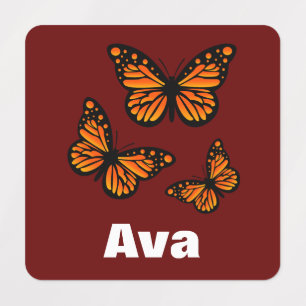 Monarch Butterfly Design - Small Square Clothing L