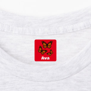 Monarch Butterfly Design - Small Square Clothing L