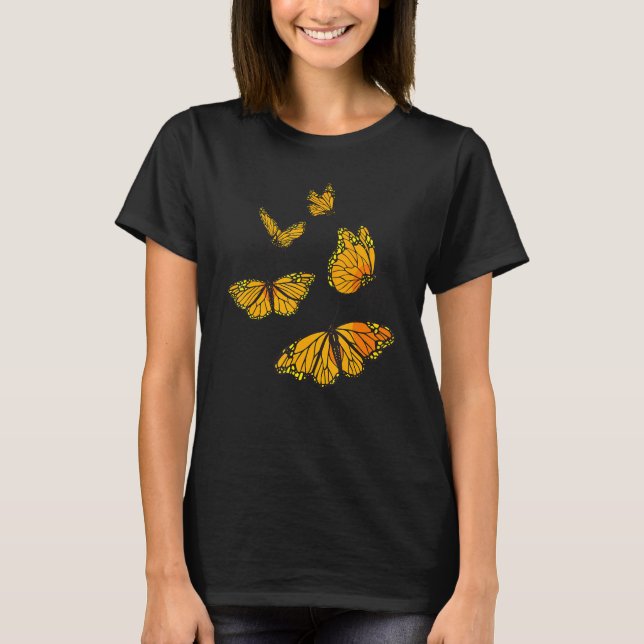 Monarch Butterfly Entomology Insect T-Shirt (Front)