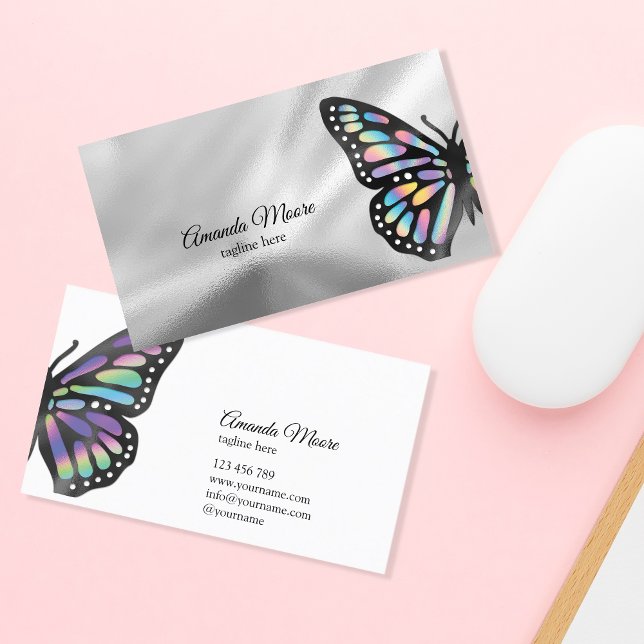 monarch butterfly event planner life coach business card (Creator Uploaded)