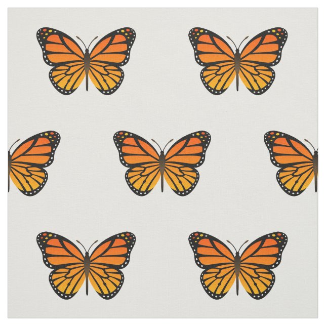 Monarch Butterfly Fabric (Swatch)