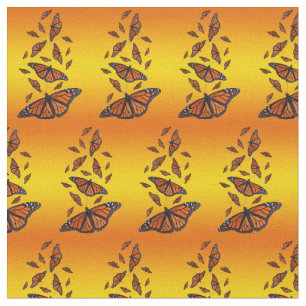 Monarch Butterfly Fabric (Sunburst)