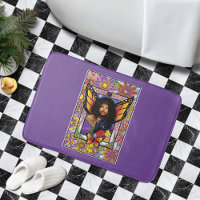 Monarch Butterfly Fairy Purple Floral