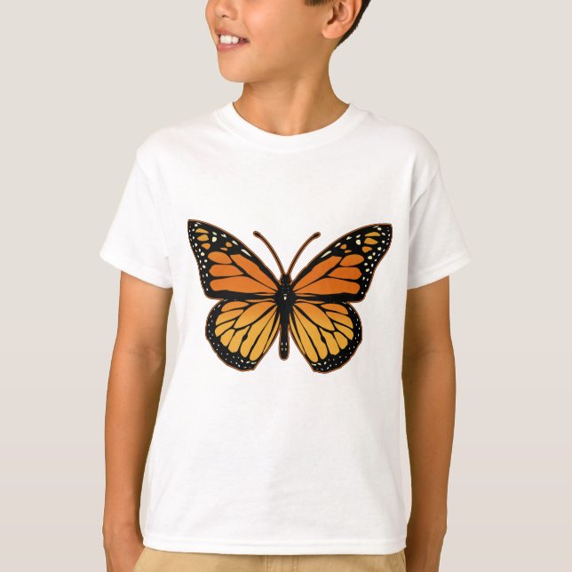 Monarch Butterfly Fashion T-Shirt (Front)