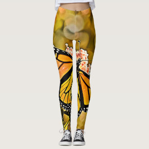  Monarch Butterfly Garden Art Leggings