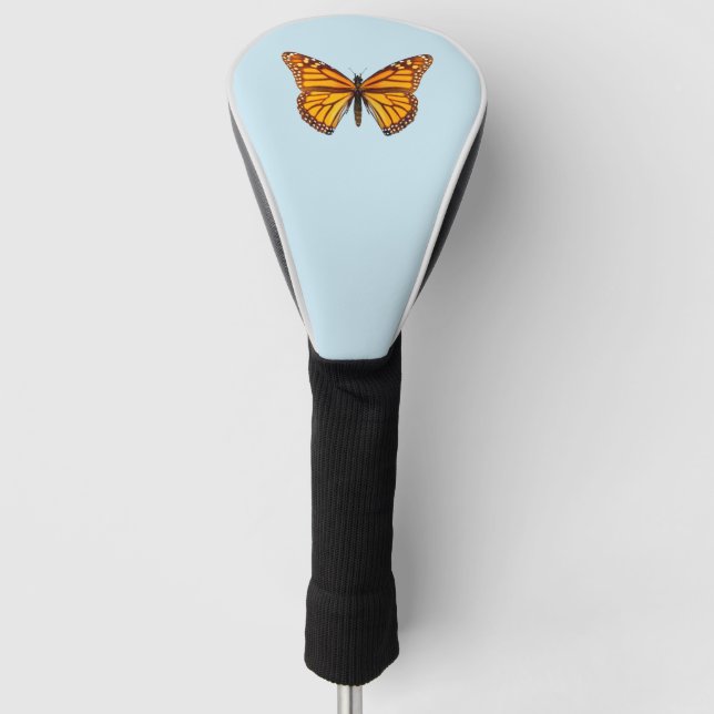 Monarch Butterfly Golf Head Cover (Front)