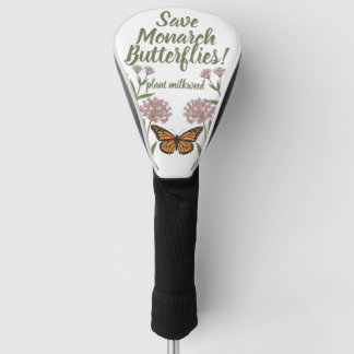 Monarch Butterfly Golf Head Cover