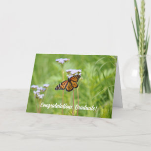 Monarch Butterfly Graduation Card
