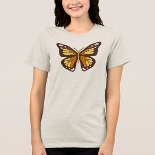 Monarch Butterfly Graphic T-Shirt for Women    Tri-Blend Shirt