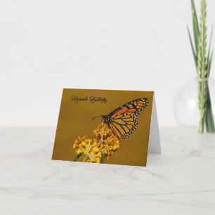 Monarch Butterfly Greeting Card