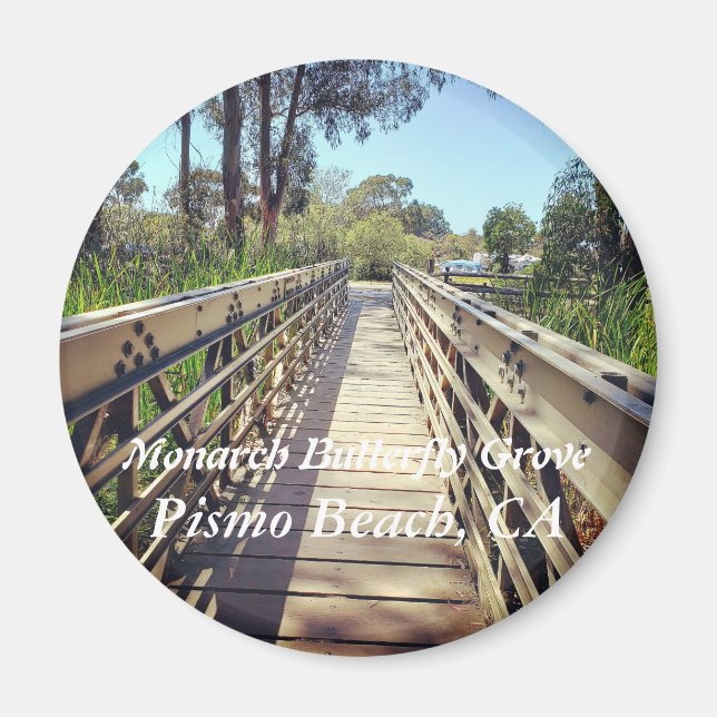 Monarch Butterfly Grove, Pismo Beach, CA. Magnet (Front)