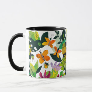 Monarch Butterfly Hand-Crafted Original Art Nature Mug