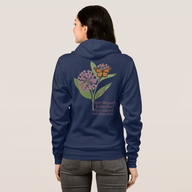 Monarch butterfly hoodie (Back Full)