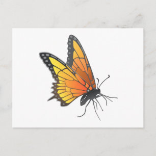 Monarch Butterfly in Flight Postcard