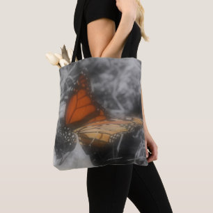 Monarch Butterfly In Partial Colour Tote Bag