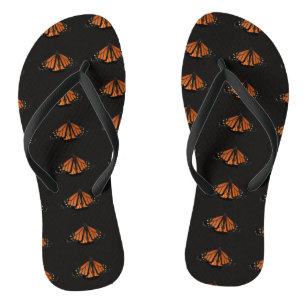 Monarch Butterfly  in the key of Orange Flip Flops